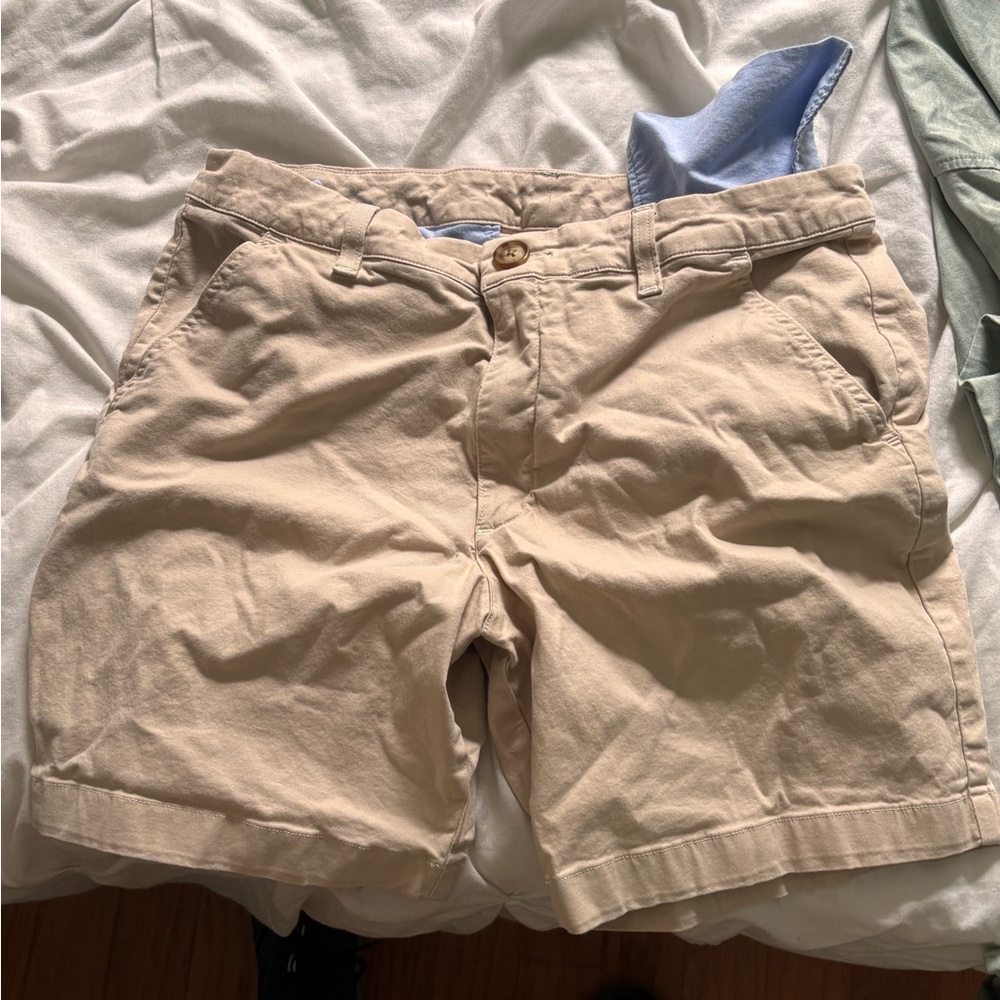 Chubbies Light Tan Flat Front Shorts
